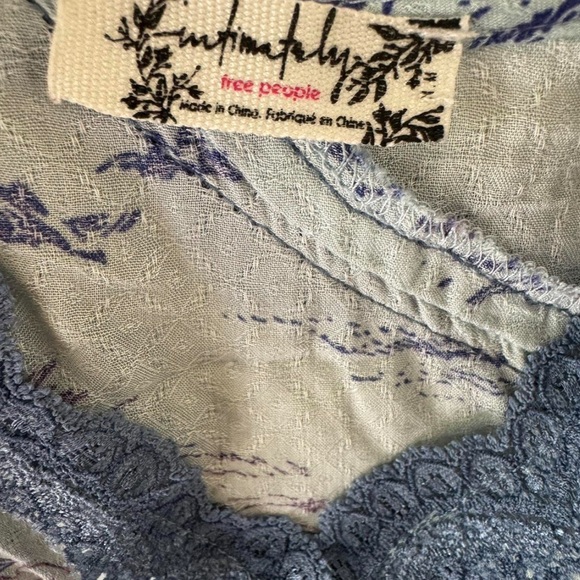 Free People Slip My Mind Printed Trapeze Dress - Picture 7 of 9